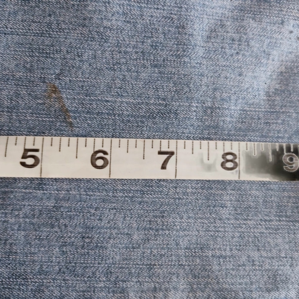 Floral Embroidered Blue Jeans Boho Festival Garden  Size 6 - Picture 4 of 4